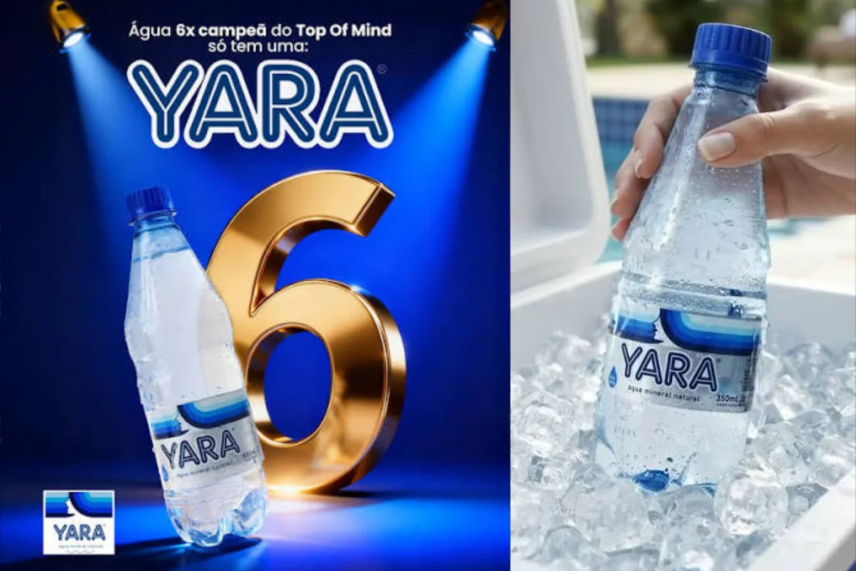Água Yara, marca mais lembrada no Top of Mind