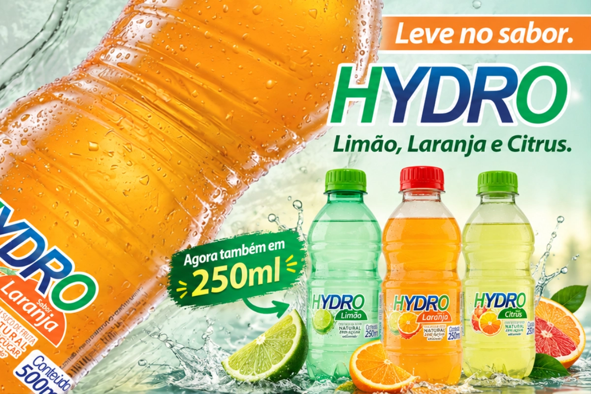 Hydro em embalagem PET de 250ml